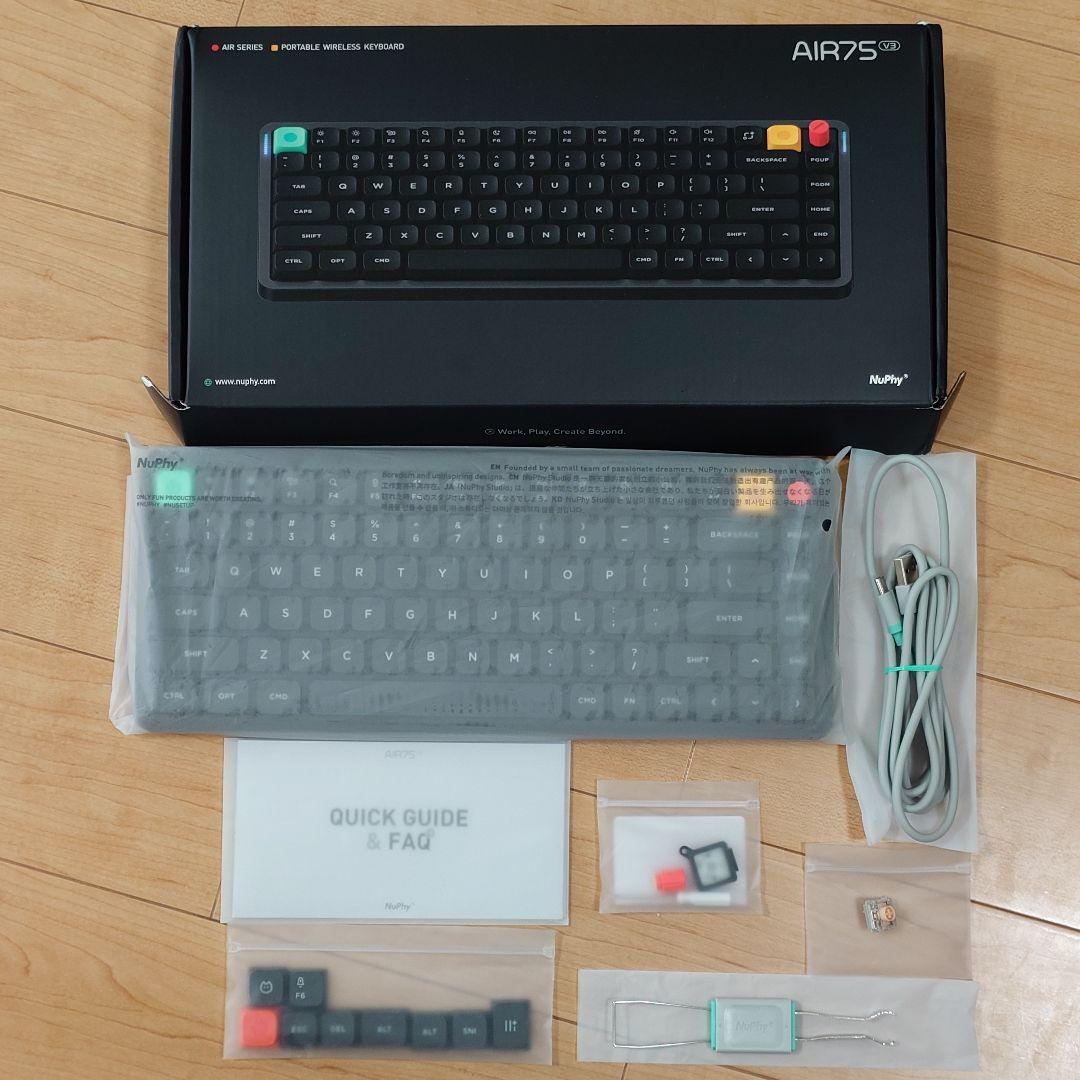 キーボード NuPhy Air75V3Nebula Dark/Blush Nano/ANSI