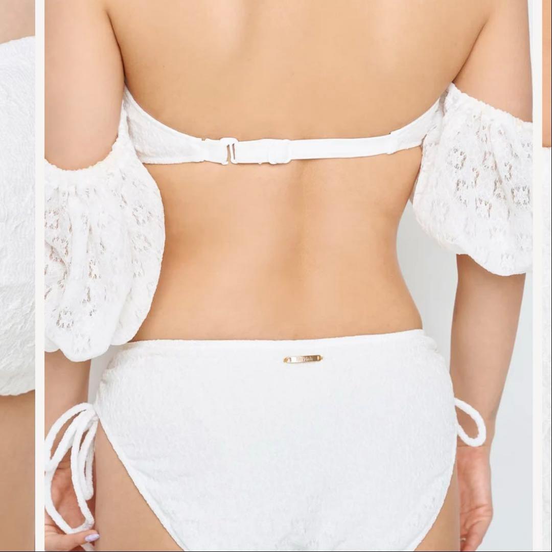 Darich レースオフショルビキニ(ホワイト)