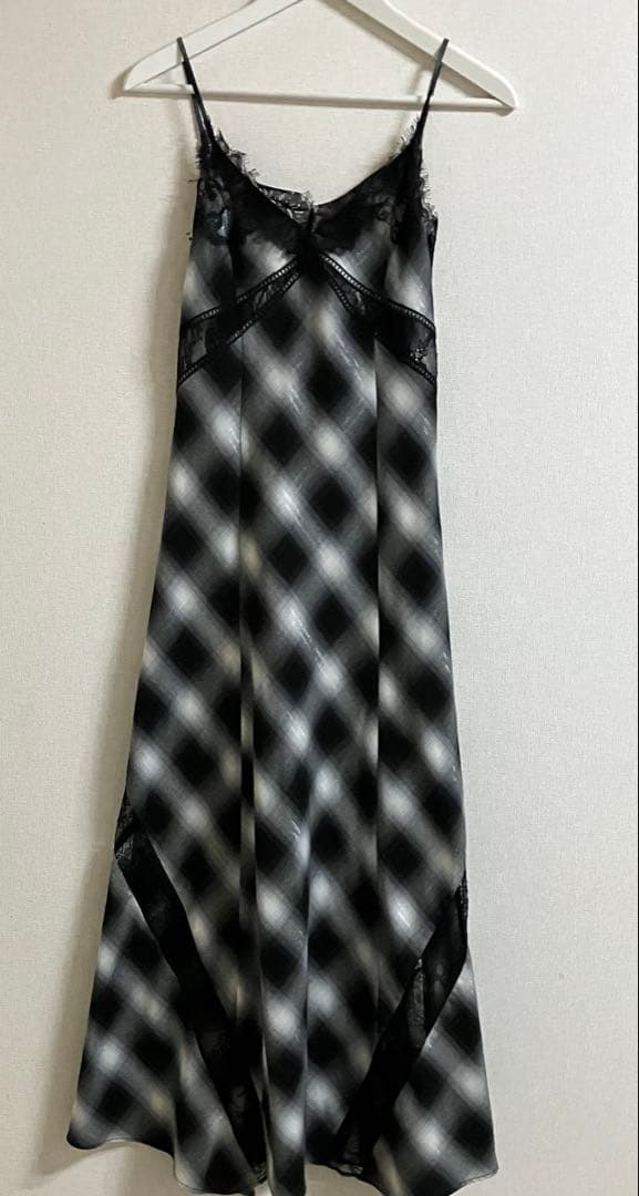 初売りセール！FRAY I.Dレーストリムスリップワンピース　ほぼ新品　本日限定