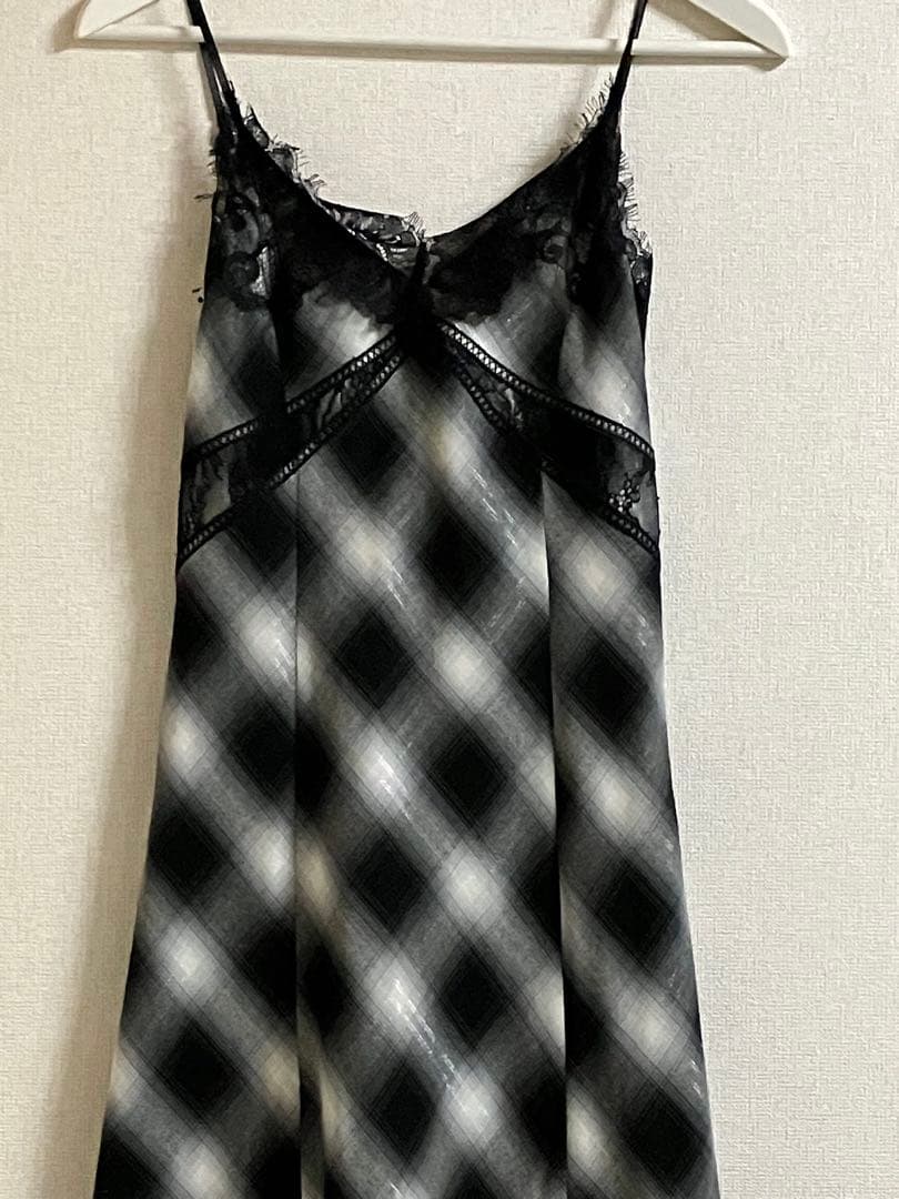 初売りセール！FRAY I.Dレーストリムスリップワンピース　ほぼ新品　本日限定