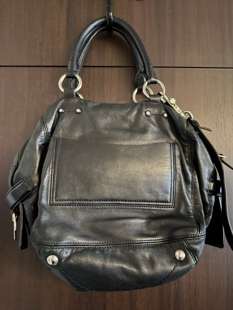 マークバイマークジェイコブス黒 レザー ショルダーバッグ