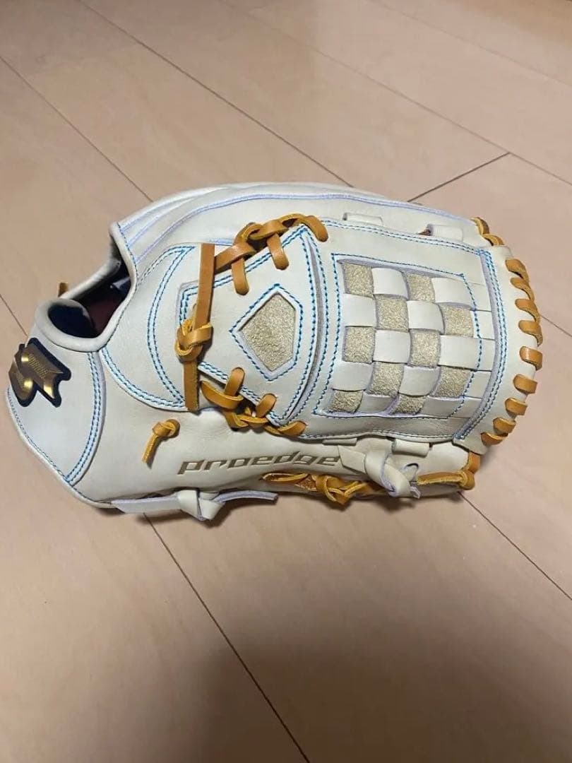 【108】硬式用グラブ 内野手用 プロエッジ（SSK）右投げ　キャメル