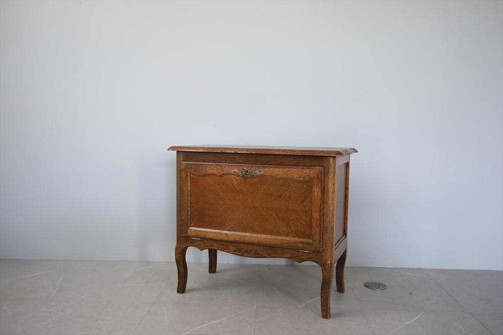 フランスアンティーク猫脚カップボード/木製サイドボード/キャビネット90-192