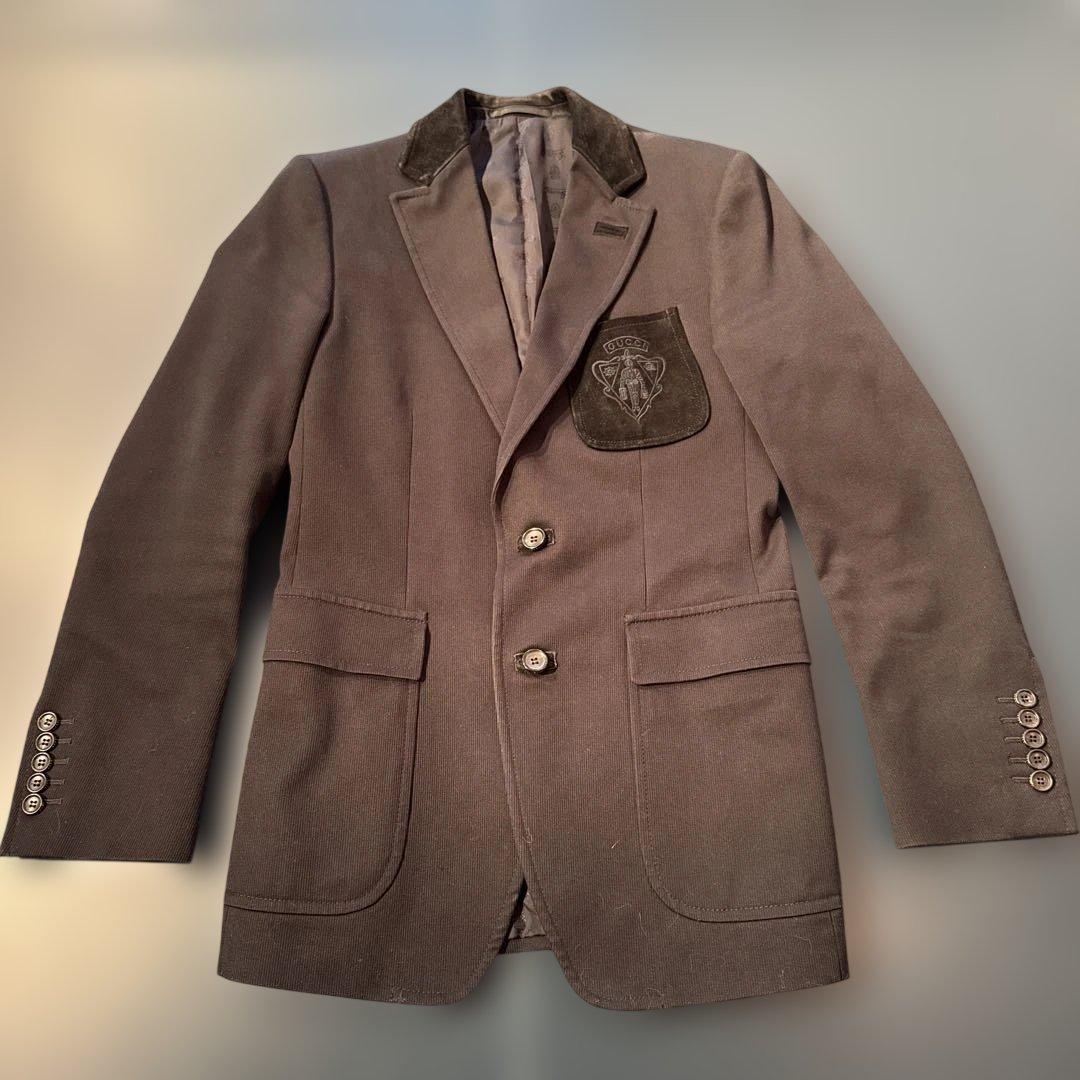 GUCCI テーラードジャケット　ブラック