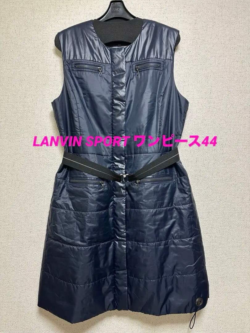 ✨モズ‼️ 大きいサイズ・ランバンスポール44・ゴルフワンピースネイビー