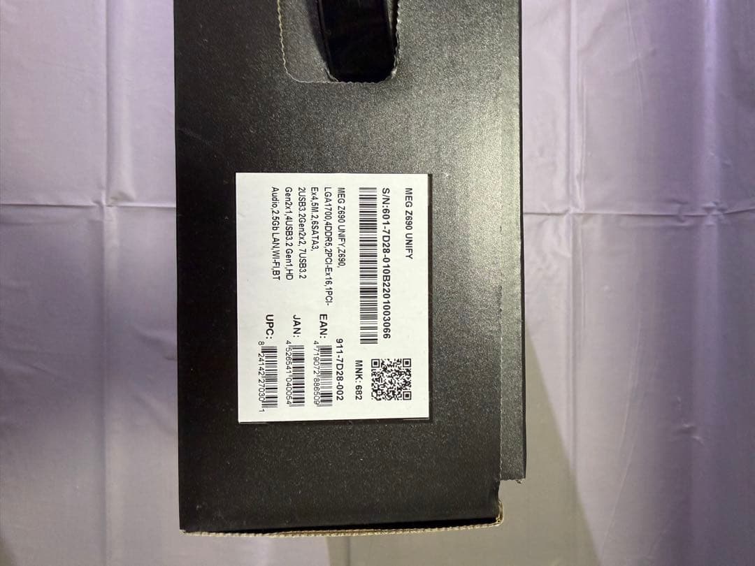 ビ*プ様 [新品][未開封]MSI MEG Z690 UNIFY マザーボード