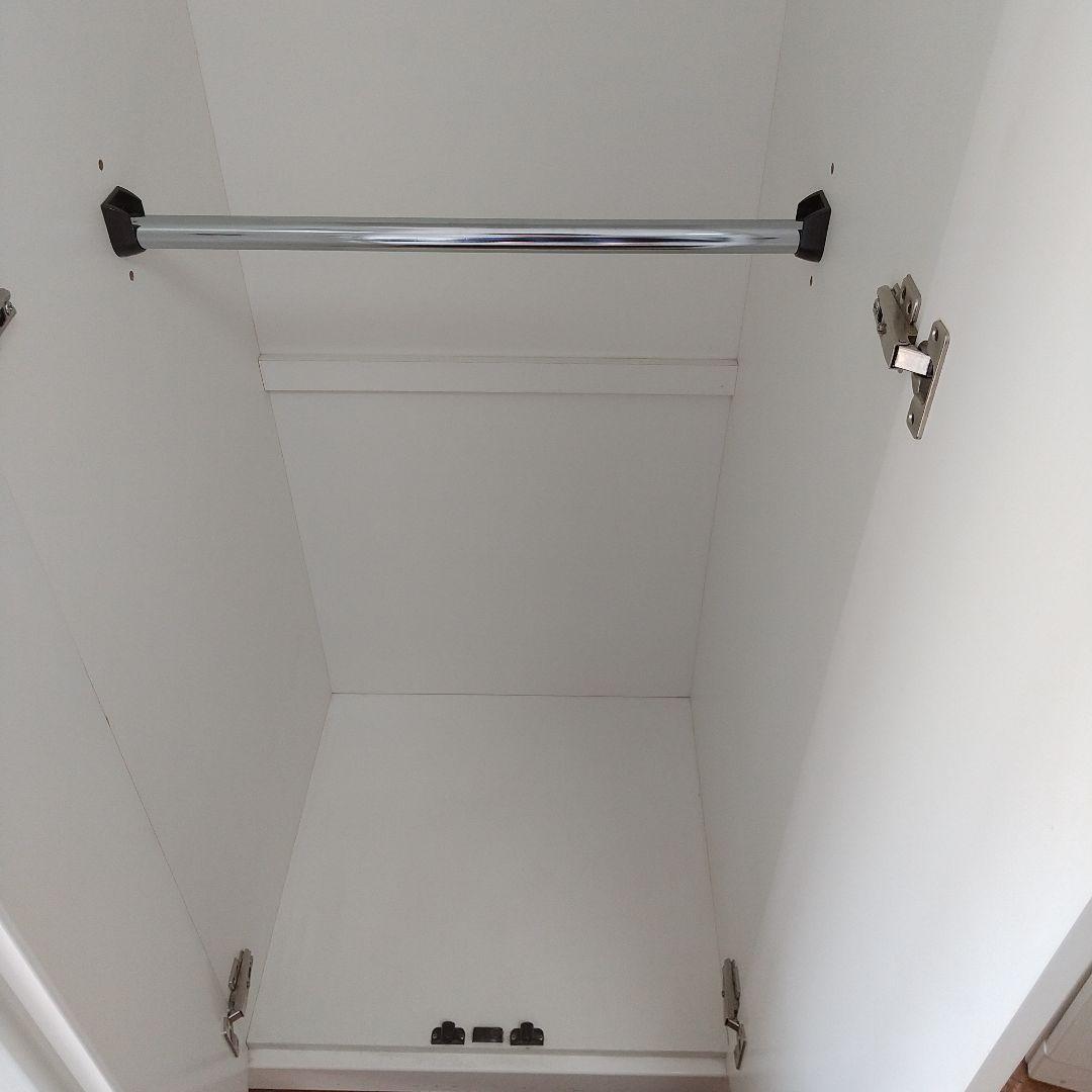 ニトリ ワードロープ ポルテ59幅　ホワイト