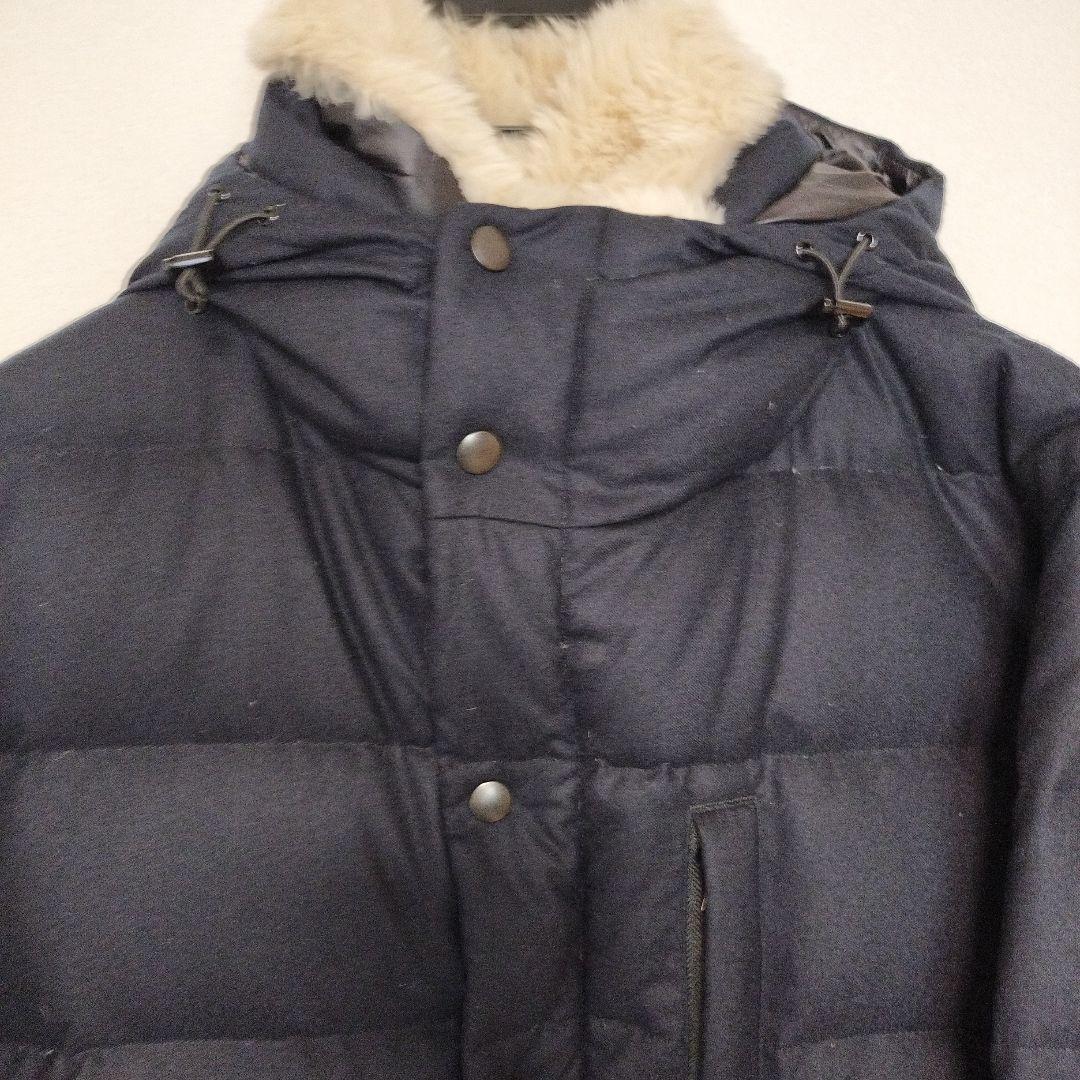 ひろけい10　Super120'sウールフランネル ダウンコート