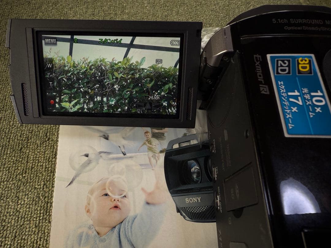 SONY ビデオカメラ HDR-TD10 本体