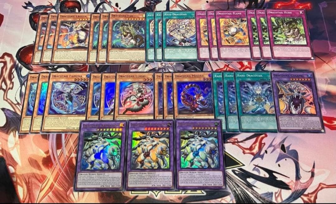 遊戯王　泰亜版　ドラゴンテイル　デッキパーツセット