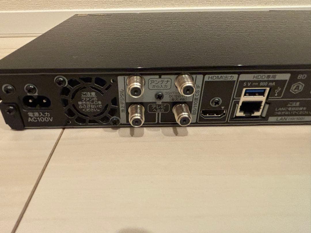 SONY BDZ-ZW1700 4Kブルーレイレコーダー