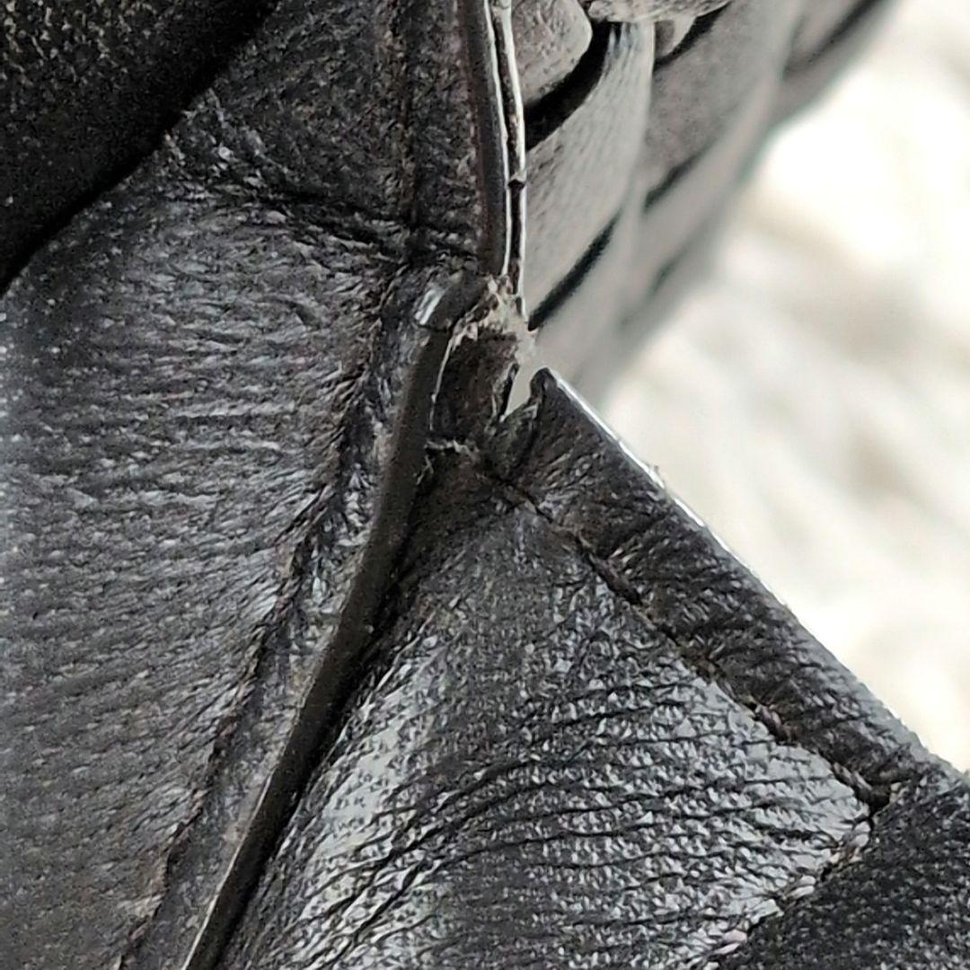 【希少 A4◎】ファロルニ　リュック　イントレ　メッシュ　ビジネス　レザー　黒