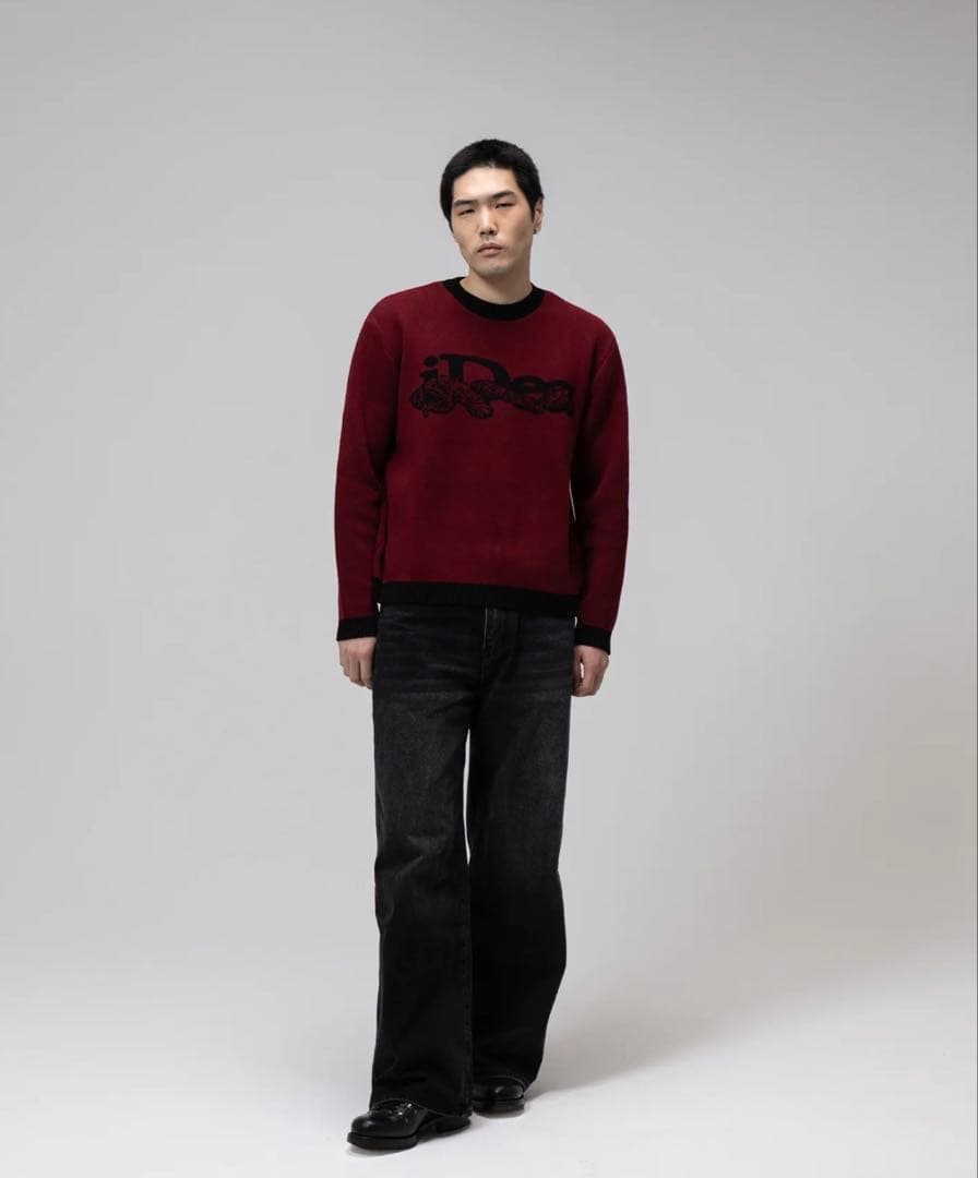 トップス IDEASWAM OUROBOROS KNIT SWEATER (Red)