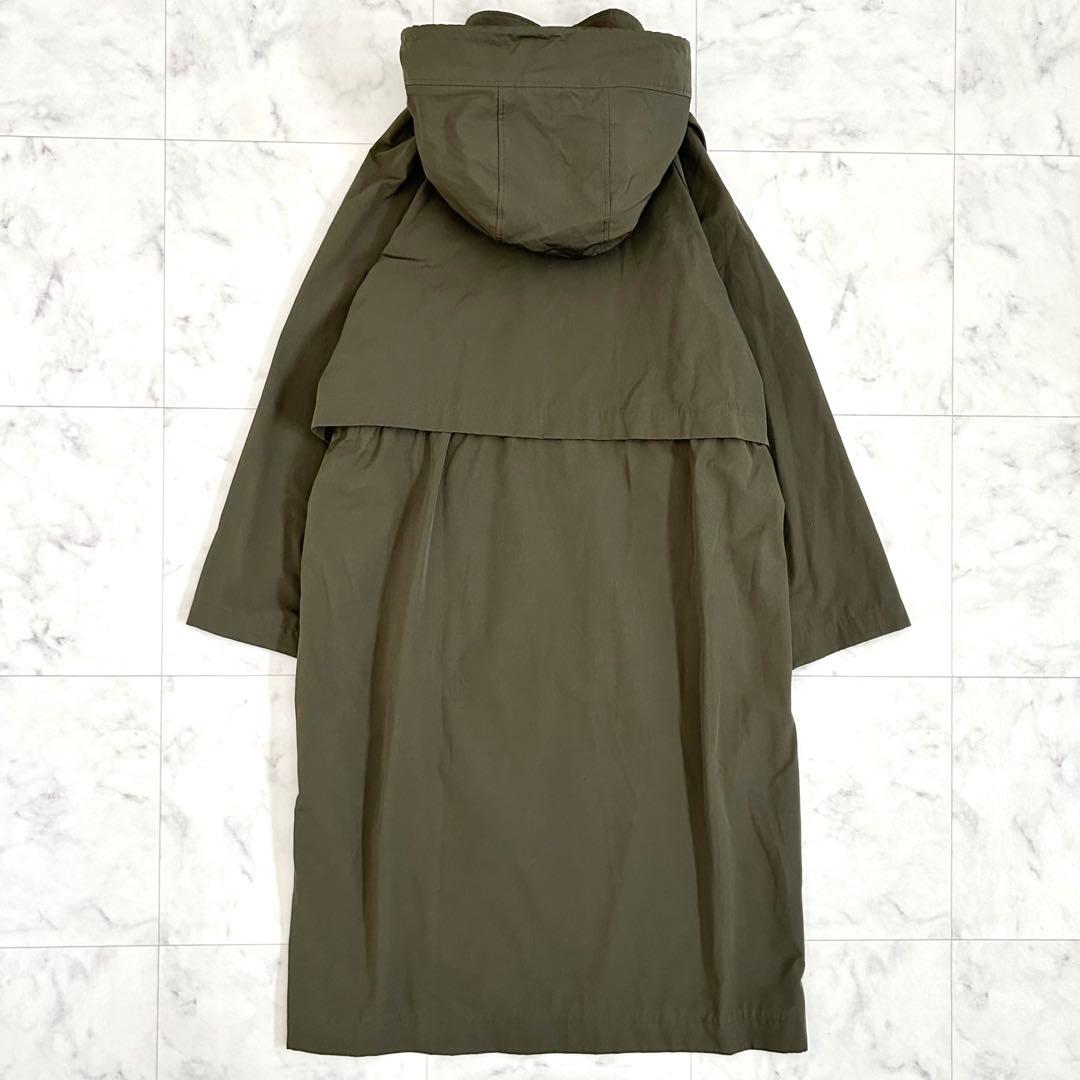 美品 iCB アイシービ Tussah T/C モッズコート カーキ 11