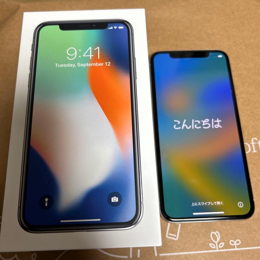 Apple iPhone X 64GB シルバー SIMフリー