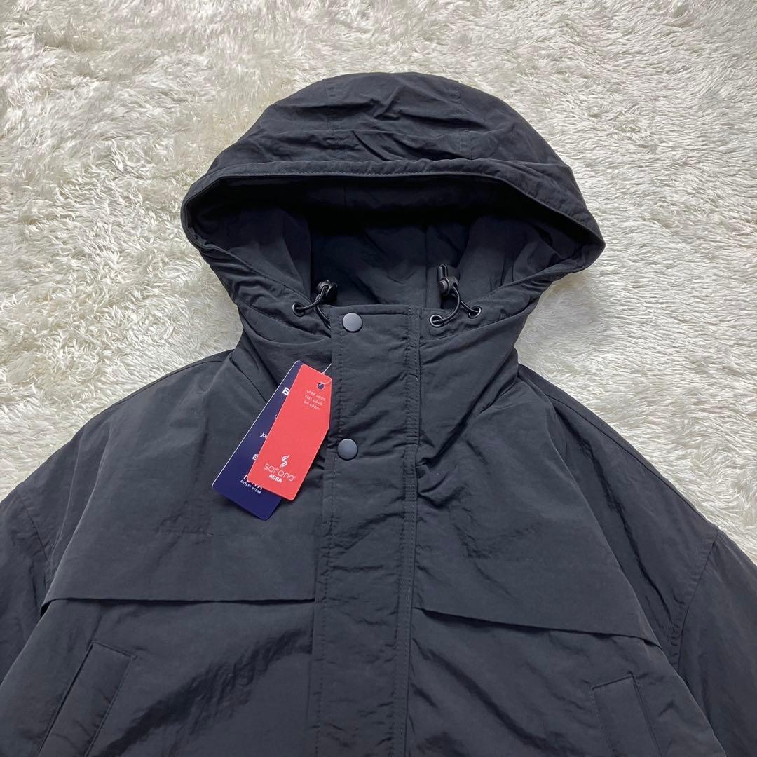 新品　B.C STOCK SIMPLICITE パッディドウィンブレパーカ　黒