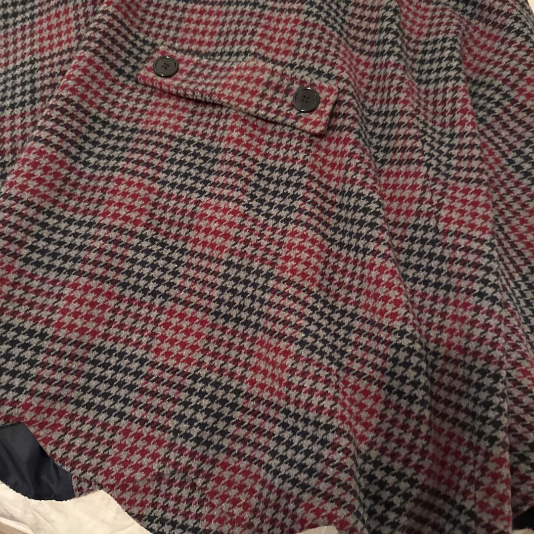 Bibiy ケープコートチェックコート