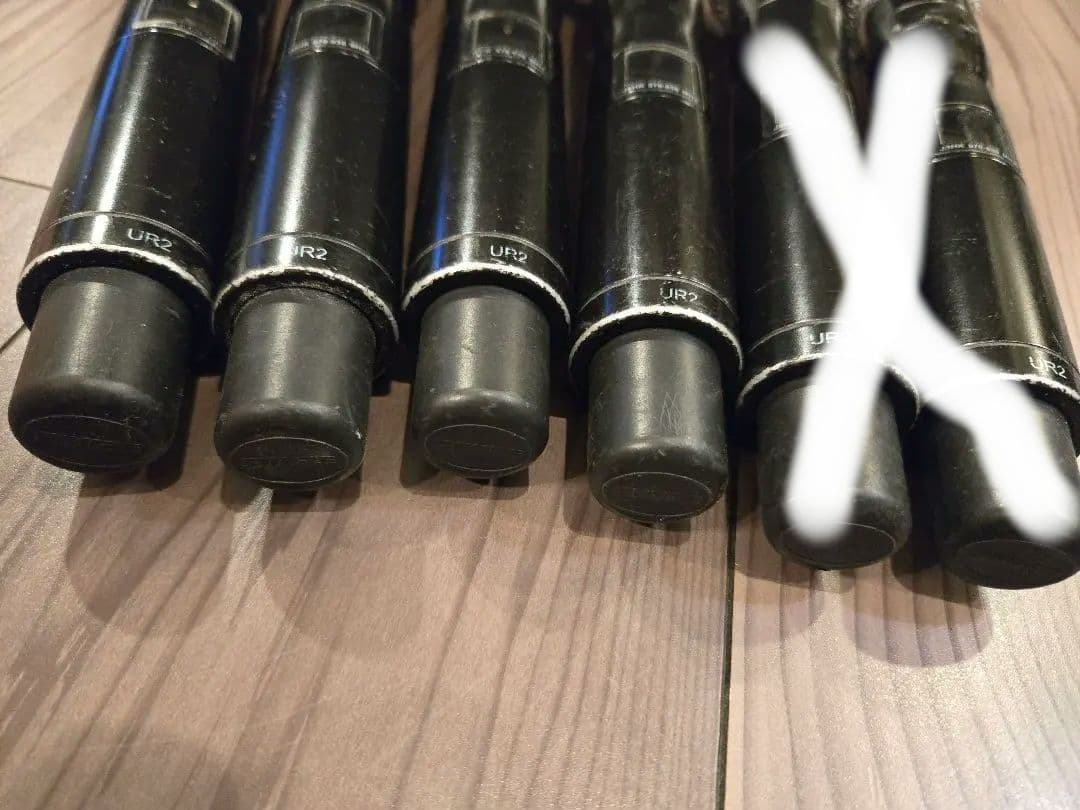 SHUREワイヤレスマイクロフォンSM58トランスミッターUR1受信機UR4D+