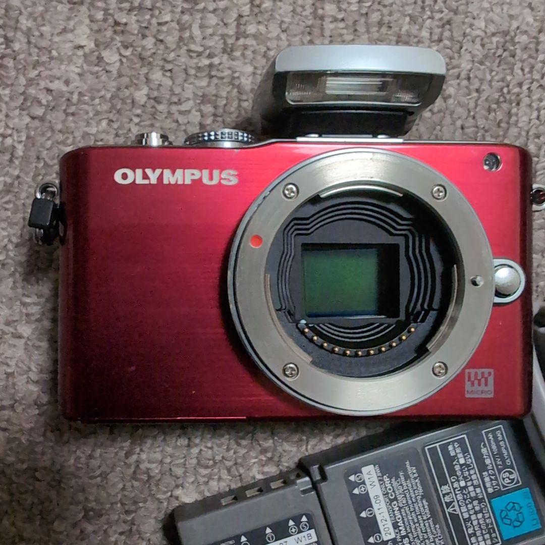 OLYMPUS E-PL3 ミラーレスカメラ レッド　ジャンク