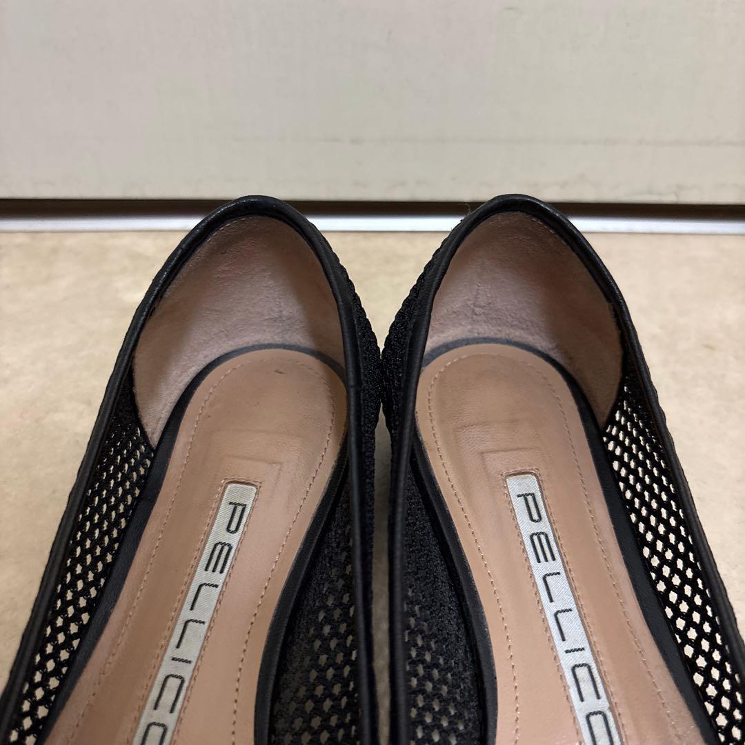 ペリーコ　メッシュパンプス　ドゥーズィエムクラス別注　黒　35