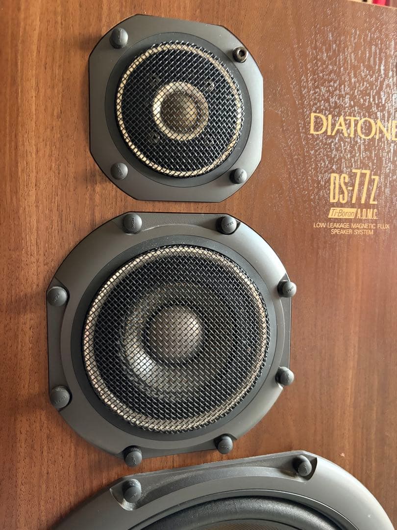 DIATONE DS-77Z スピーカー、スタンド、ベルデンケーブル付き、引取り