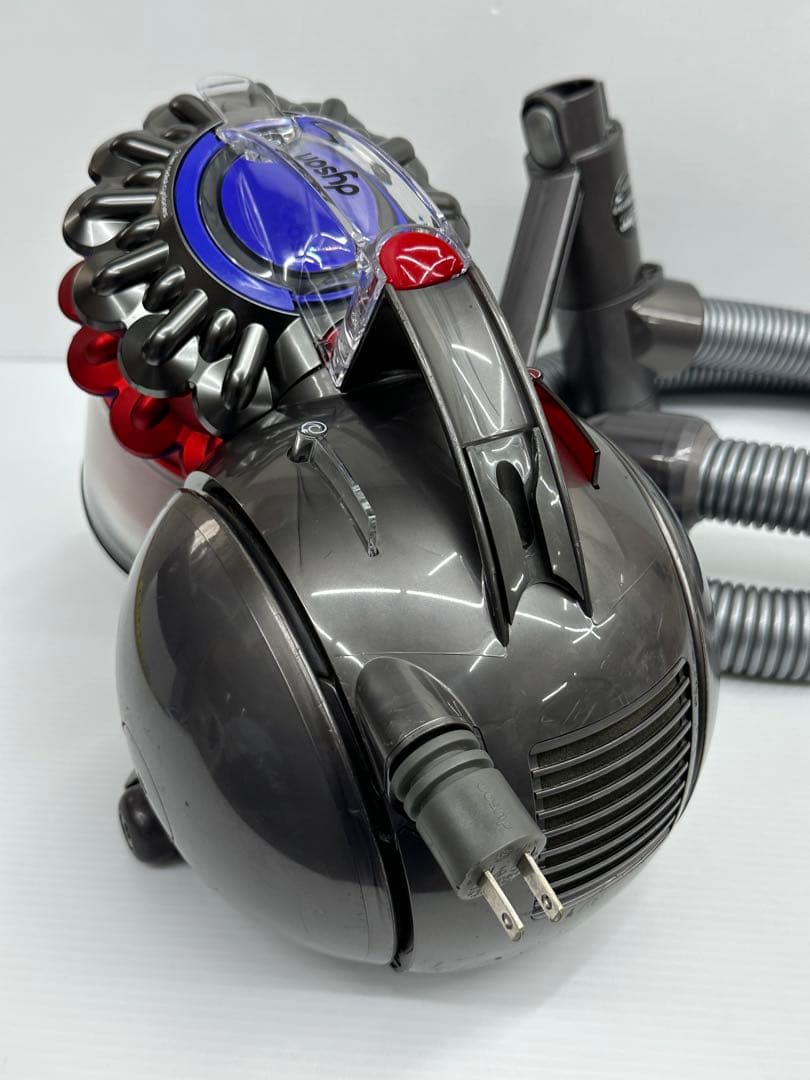 動作保証品　中古　赤　ダイソン　CY25 掃除機　本体　ホース　ダストケース付き