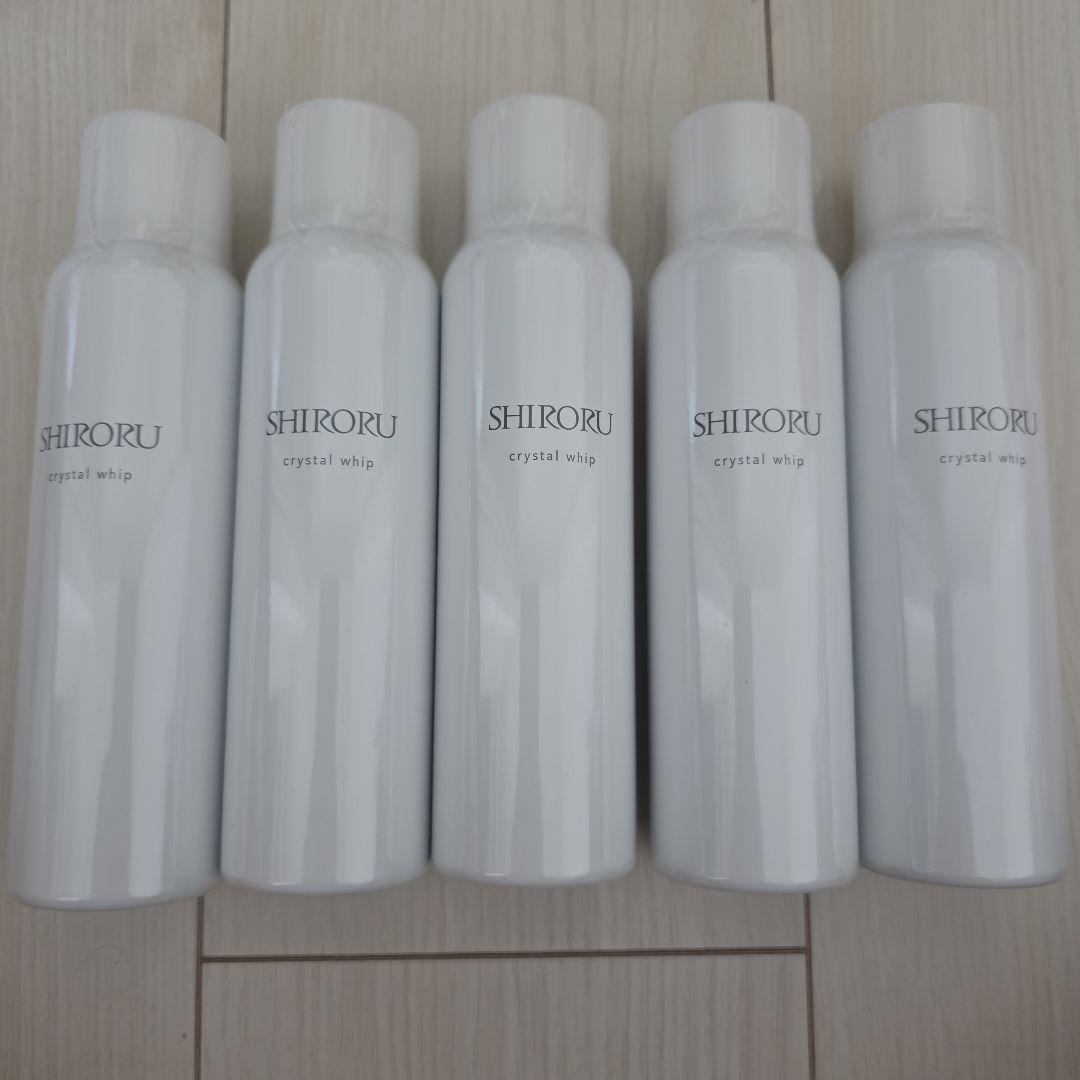 SHIRORU クリスタルホイップ 5本セット 120g