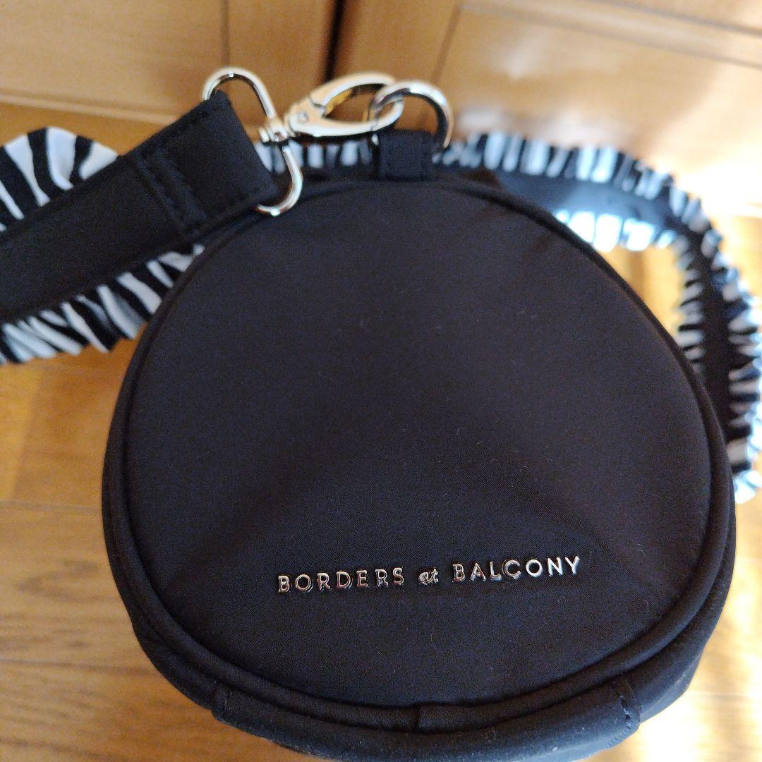 【未使用　新品】BORDERS at BALCONY ボディバッグ ブラック F