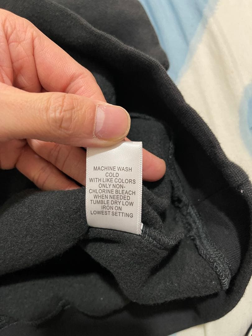 ESSENTIALS フーディーとパンツセット ブラック