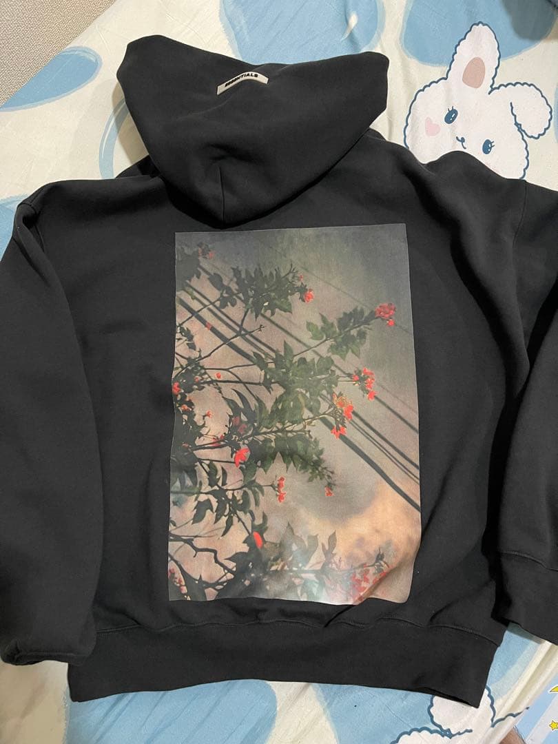 ESSENTIALS フーディーとパンツセット ブラック