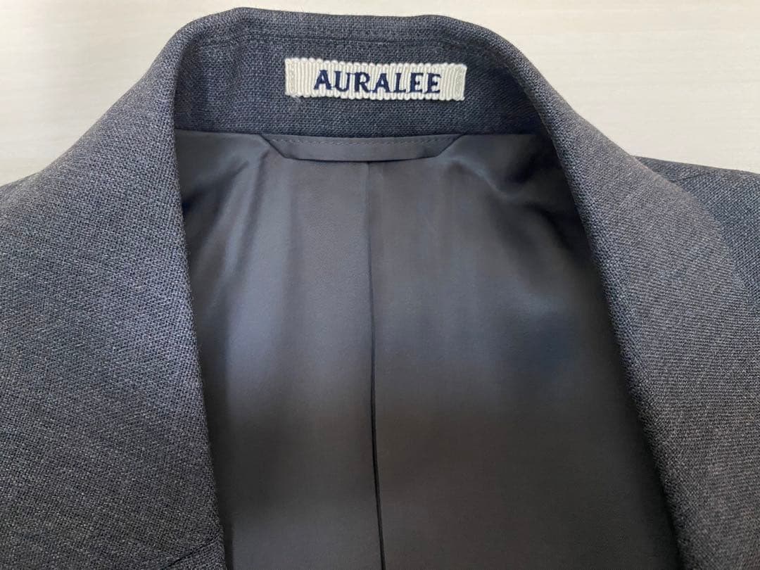 AURALEE オーラリー 25ss ジャケット チャコール