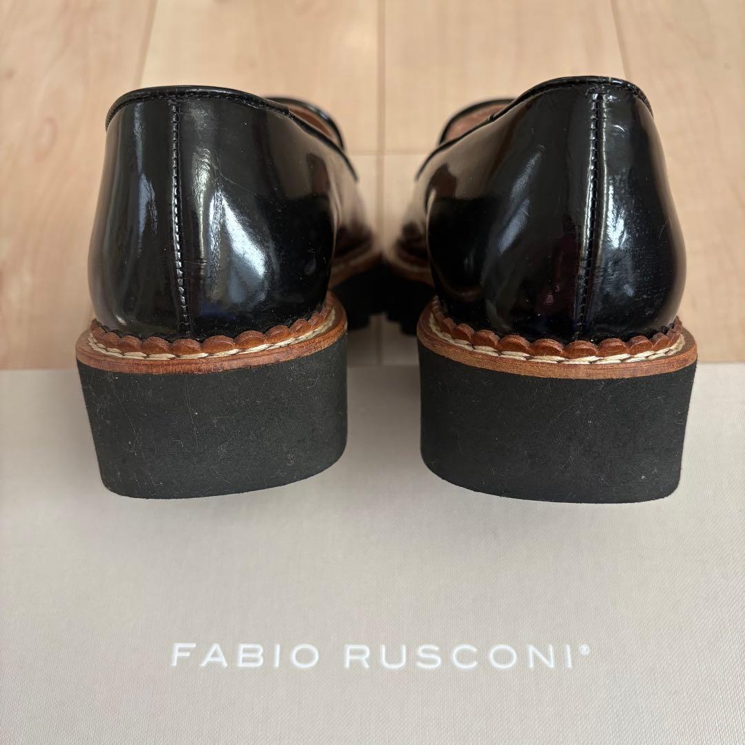 FABIO RUSCONI タッセル ローファー