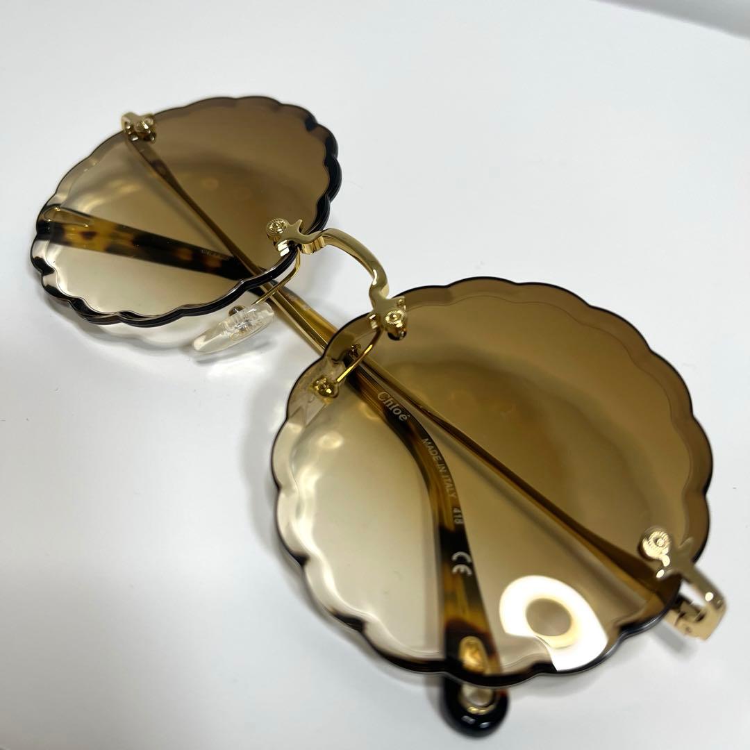 美品 Chloé Rosie CE142S ブラウン サングラス グラデーション