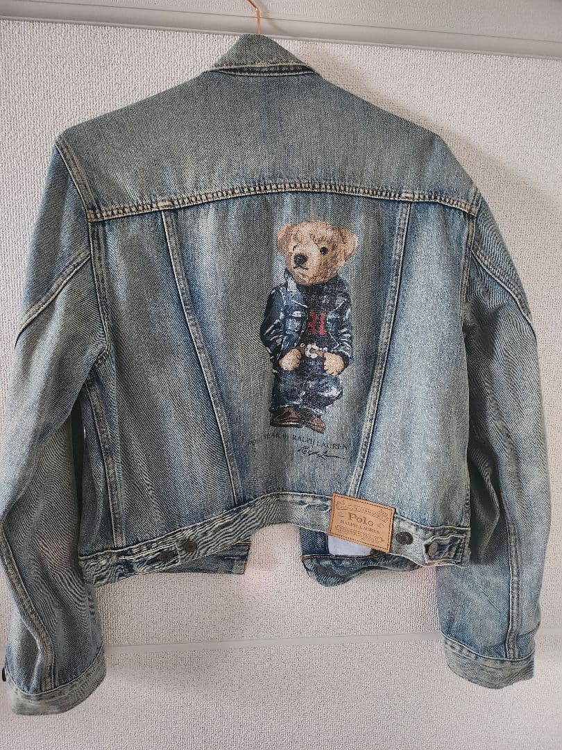 希少 ポロラルフローレン デニムジャケット ポロベア トラッカー ジージャン