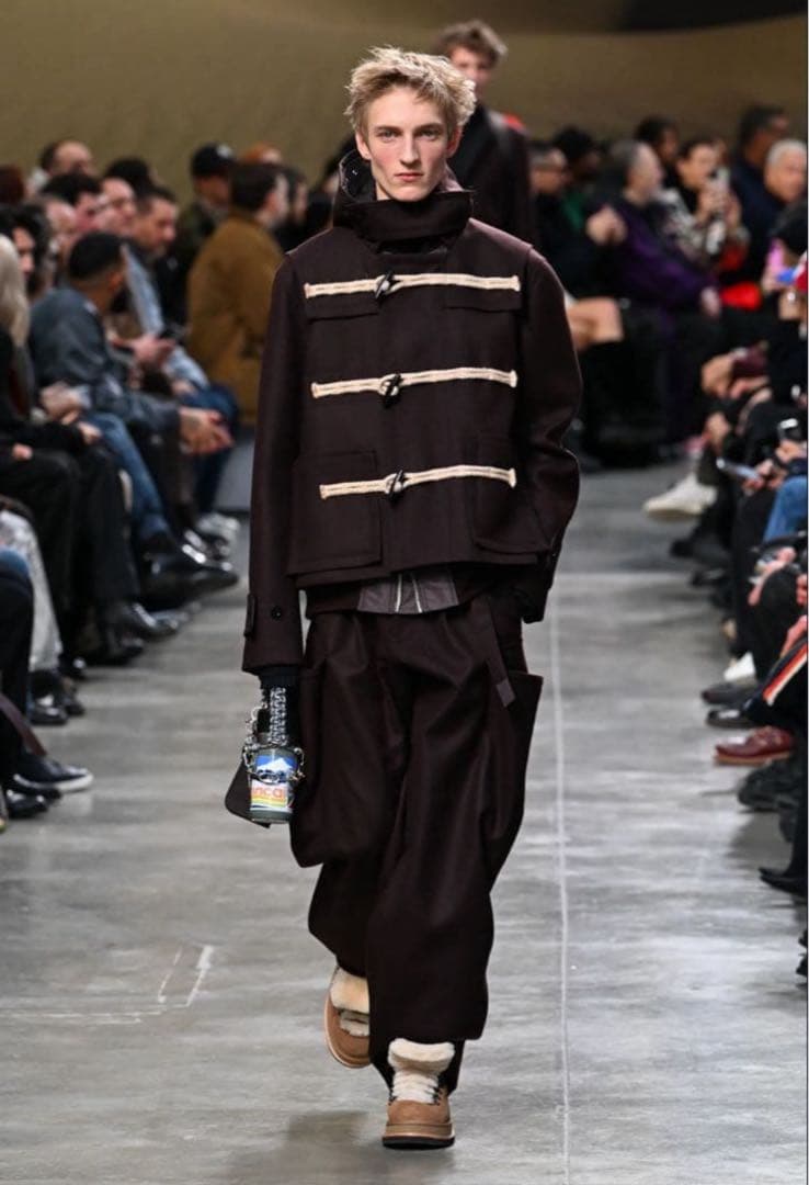 sacai 25AW メルトンダッフルショートコート　サイズ1