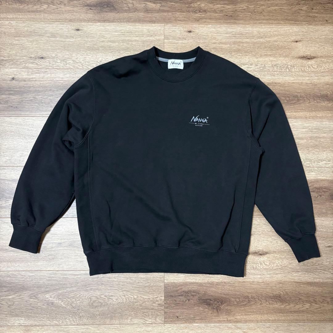 NANGA BAYFLOW 別注 スウェット ブラック 完売 M