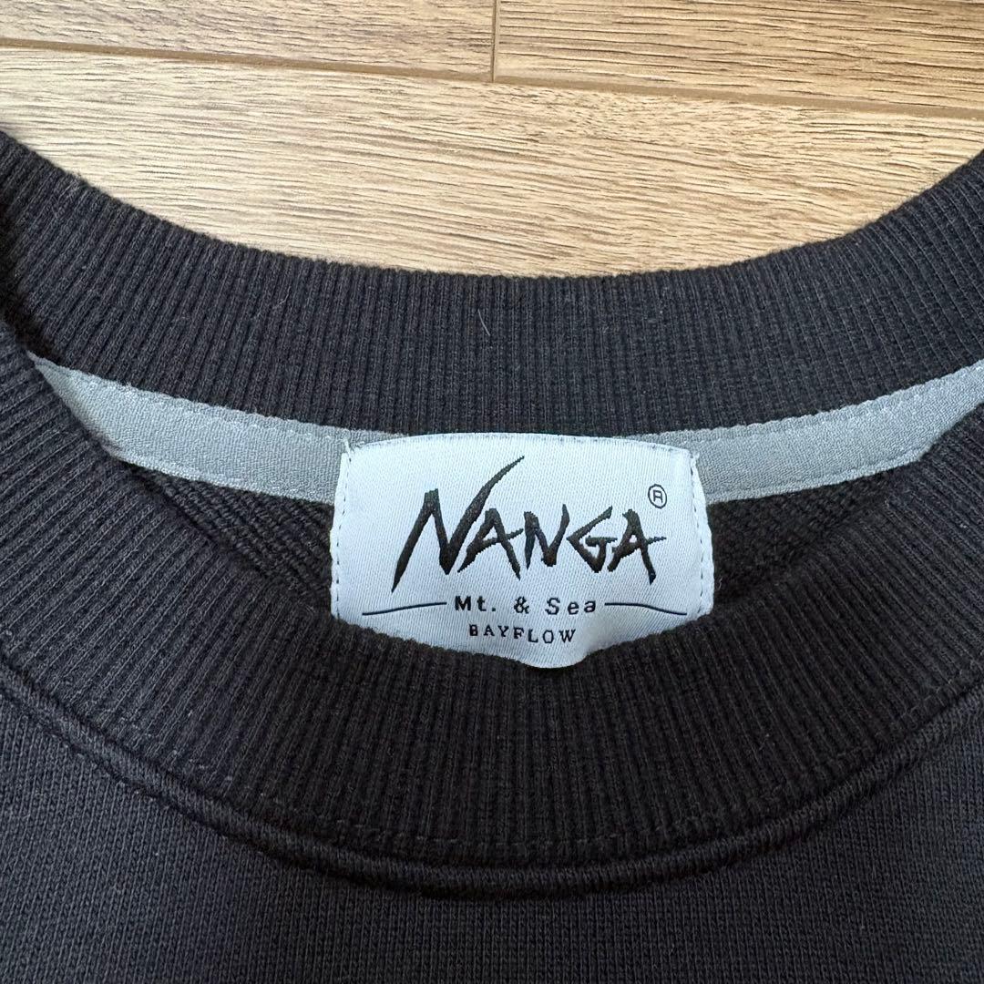 NANGA BAYFLOW 別注 スウェット ブラック 完売 M