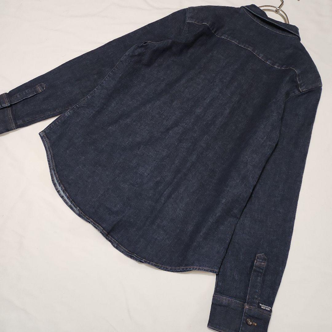 す*ん様 b12 良品 マドモアゼルノンノン デニム 長袖シャツ 40/Ｌ