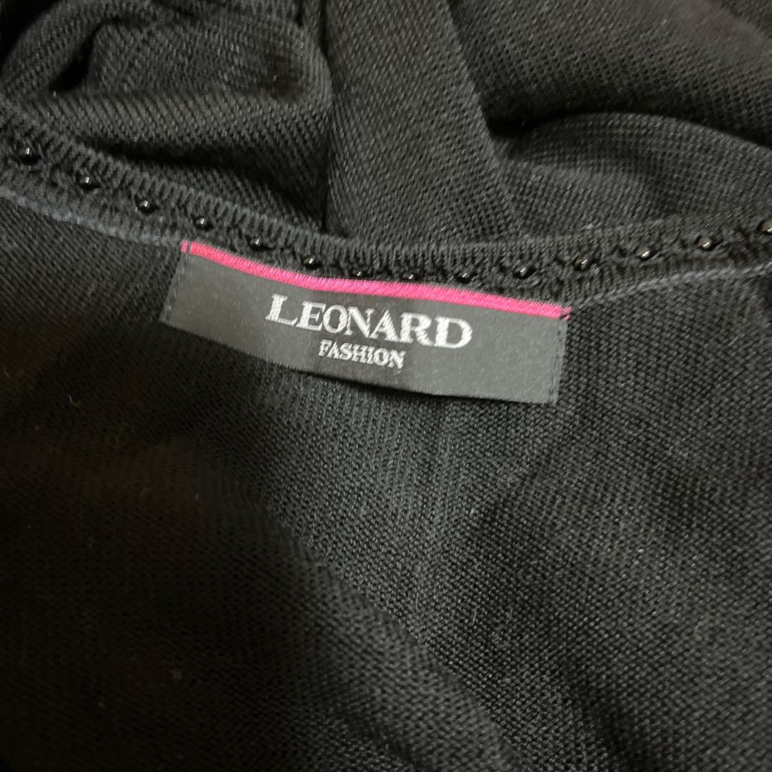 LEONARD フラワープリント 長袖チュニック サイズ42