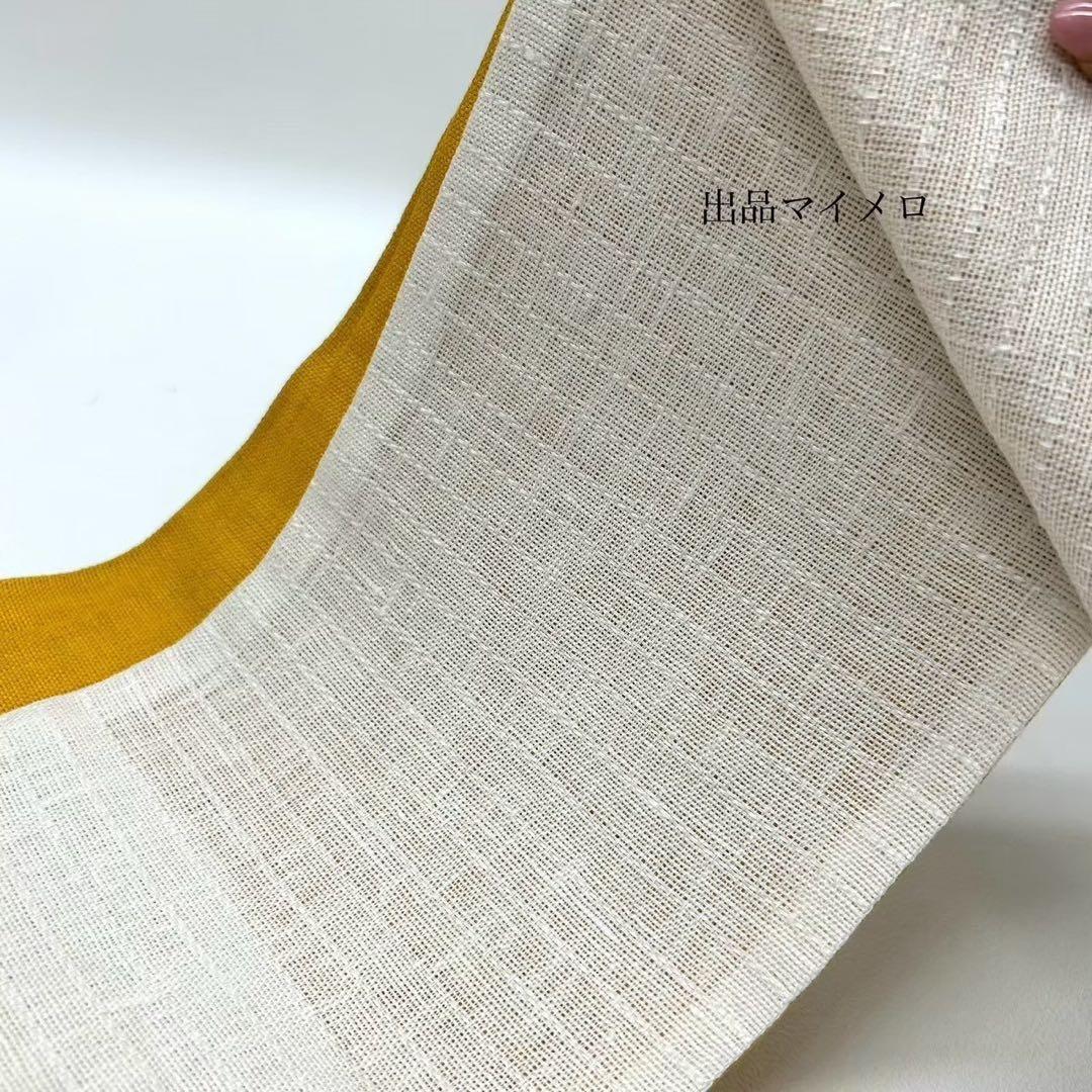 浴衣　綿麻　粋な夏着物　麻の葉柄　ブラック　麻帯　麻100% 2点　0624⑧