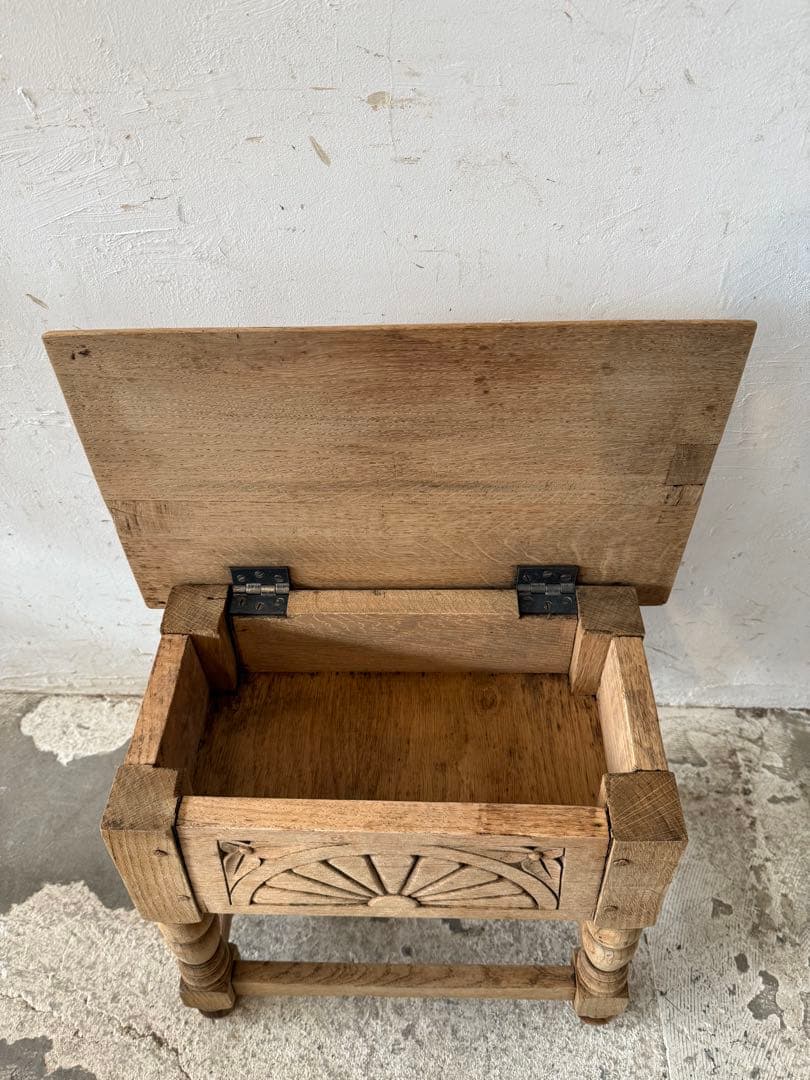 年末・年始SALE 収納サイドテーブル ベッドサイドテーブル　スツール　剥離