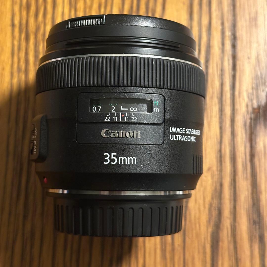 CANON 単焦点レンズ EF35mm F2 IS USM 広角