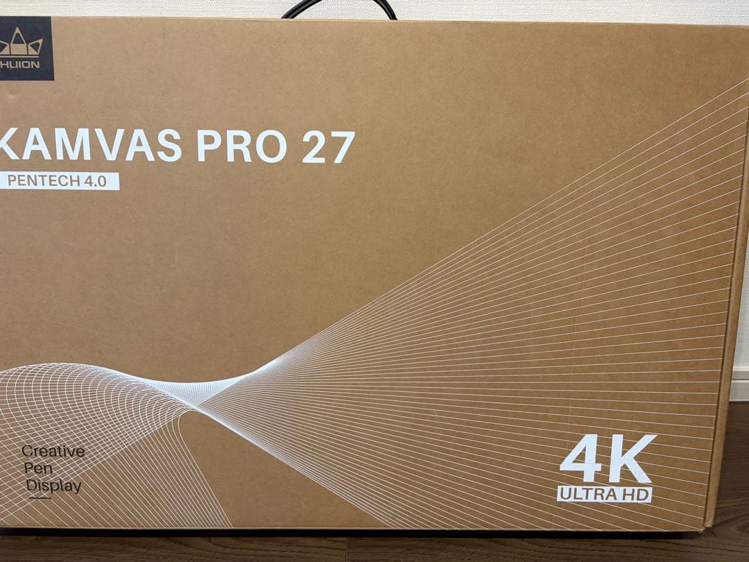 【タッチ機能あり】HUION KAMVAS PRO 27 4K液晶ペンタブレット