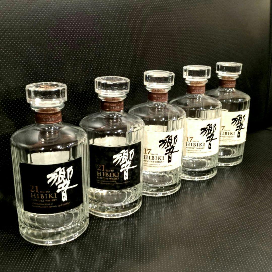 響21年と17年 ウイスキー空瓶セット