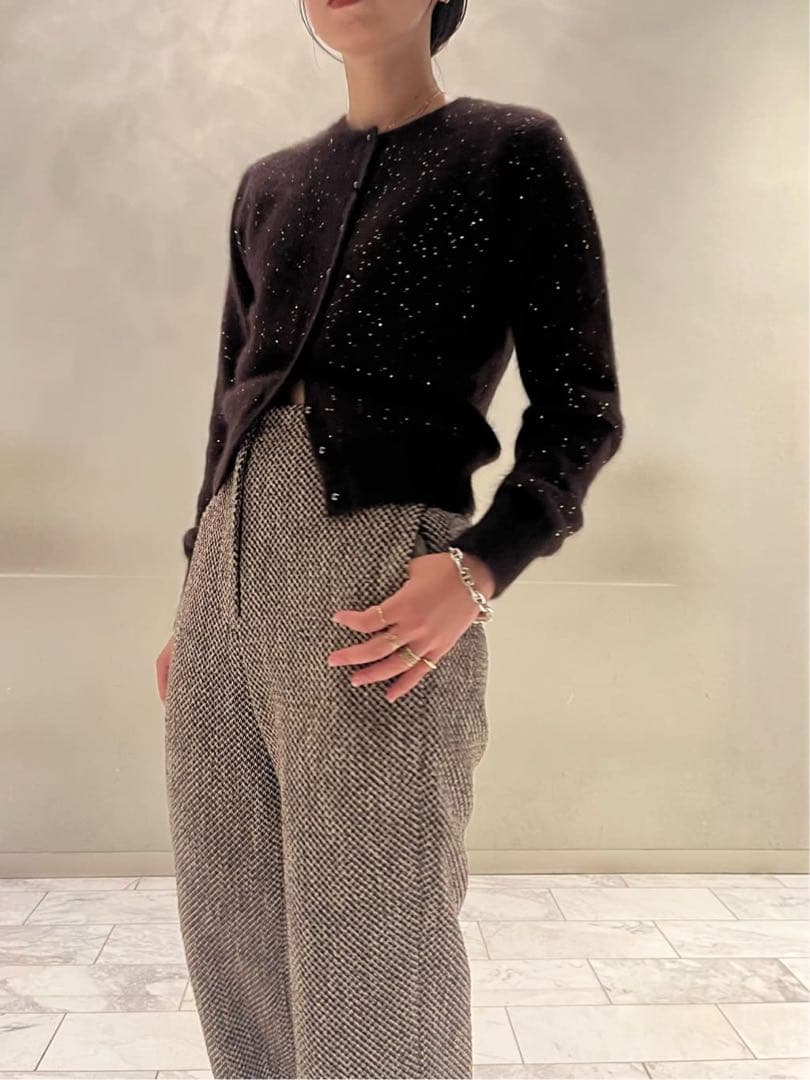 今期25冬新作デプレDESPRESフォックスカシミヤショートカーディガン