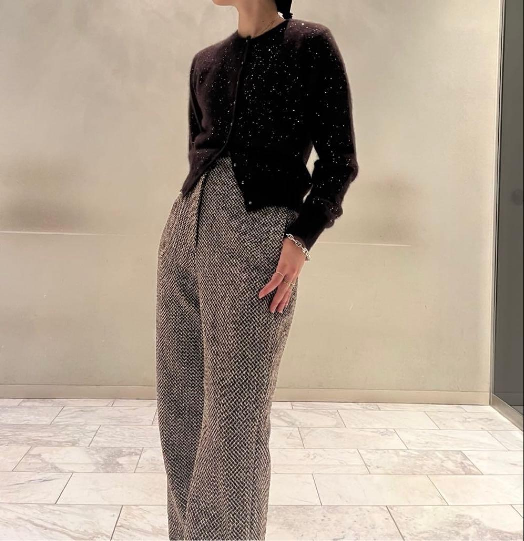 今期25冬新作デプレDESPRESフォックスカシミヤショートカーディガン