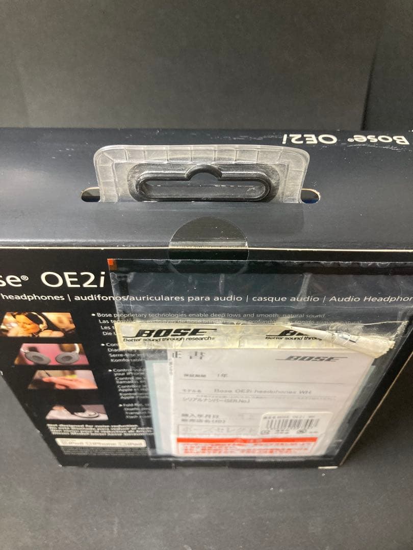 【新品・未使用】Bose OE2i audio headphones WH