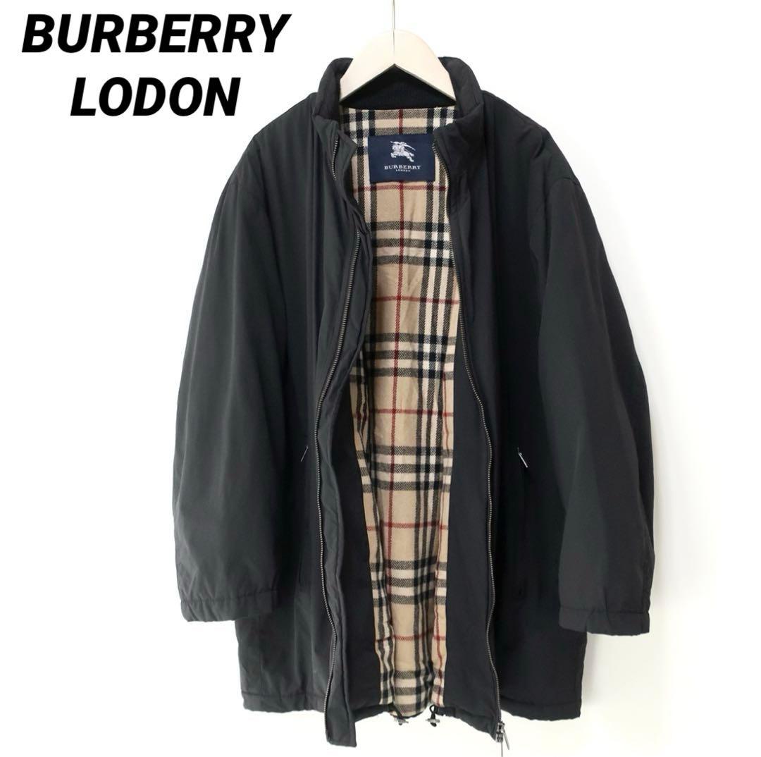 さだめBURBERRY LODON コクーンコートノバチェック ブラック