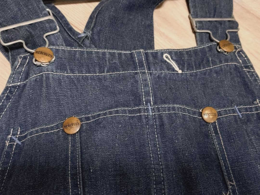 50S ヘラクレス オーバーオール グッドサイズ オリジナルレングス まっ紺