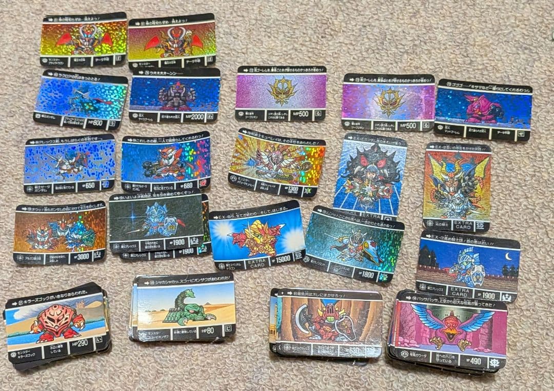 SDガンダム外伝　カードダスハーフ　まとめ売り　大量